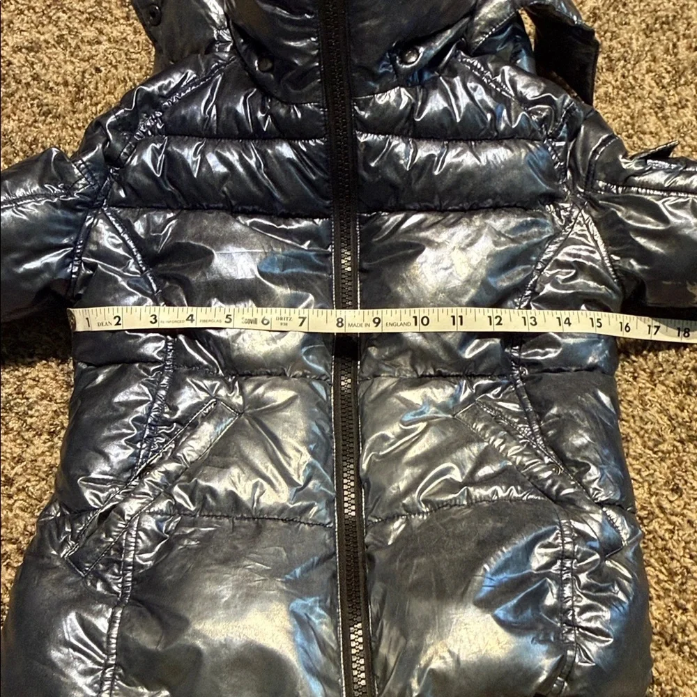 Metallic Kids Puffer Jacket